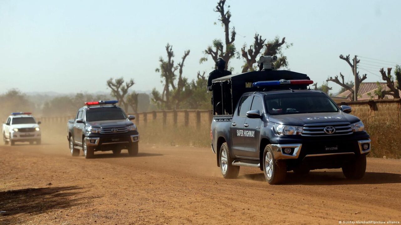 Image of Nigeria Police Convoy